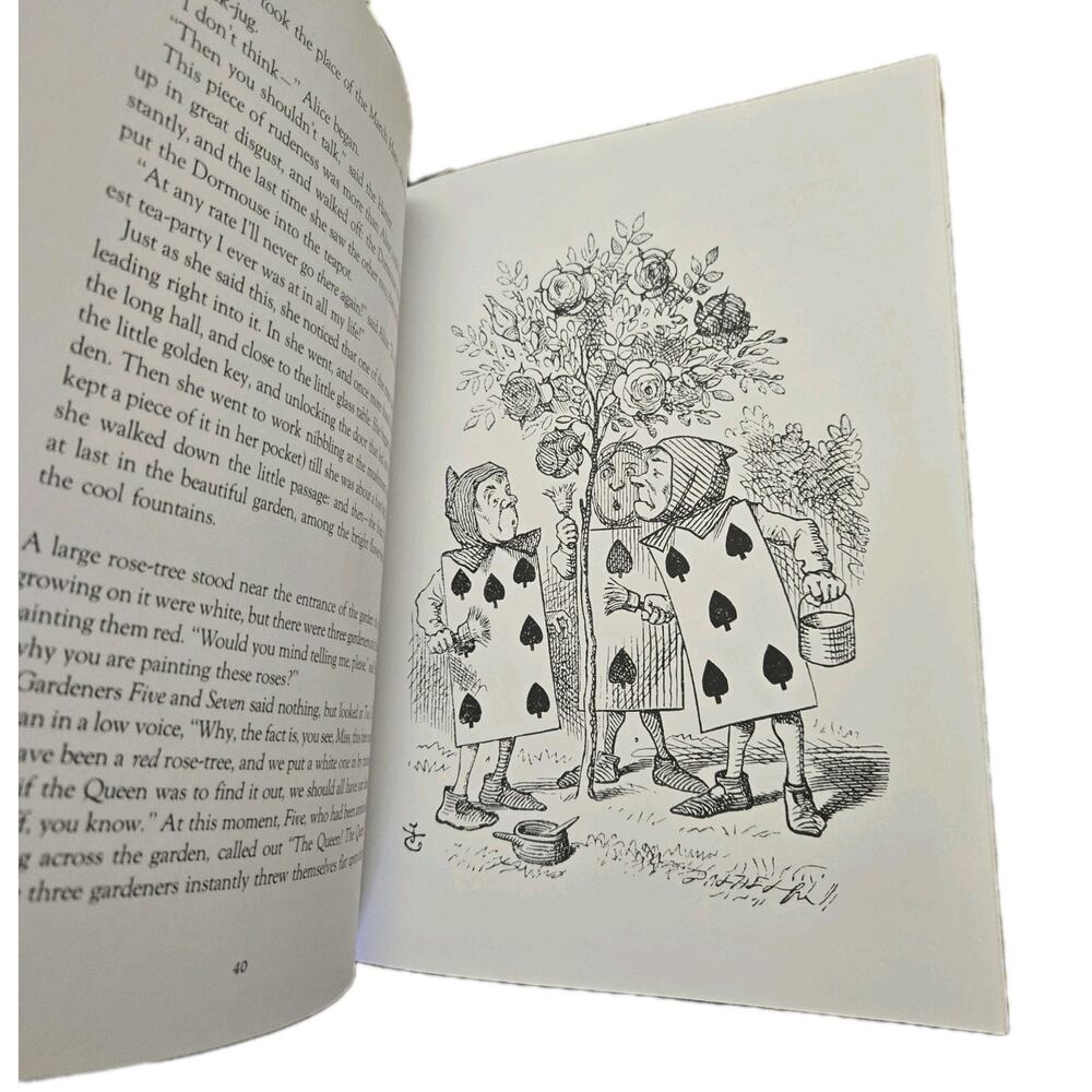 Alice in Wonderland Coloring Book and Story 1972 Vintage Illustrated Paperback - Picture 5 of 5